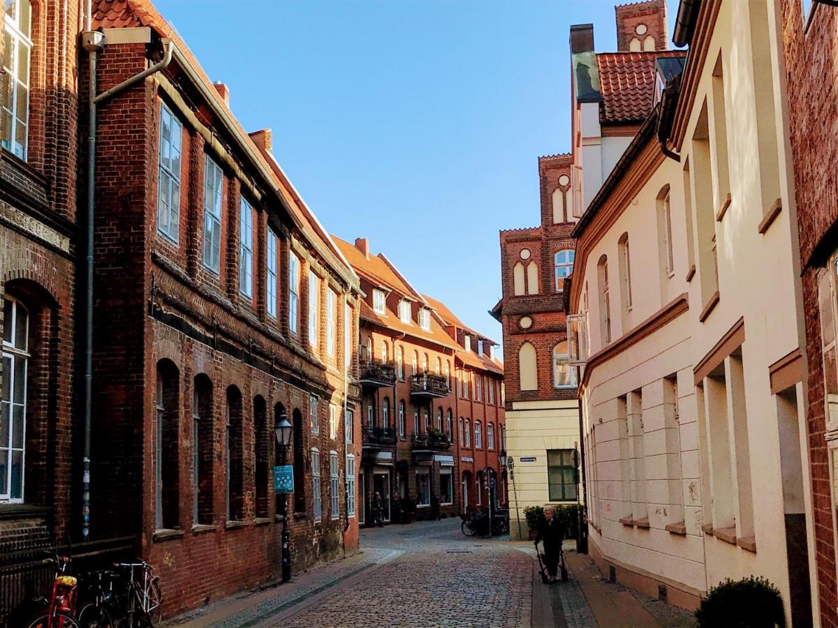 Ferienwohnung LüneMitte - An der Münze Lüneburg Exterior foto